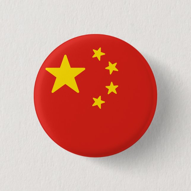 Flag of China Button (Front)
