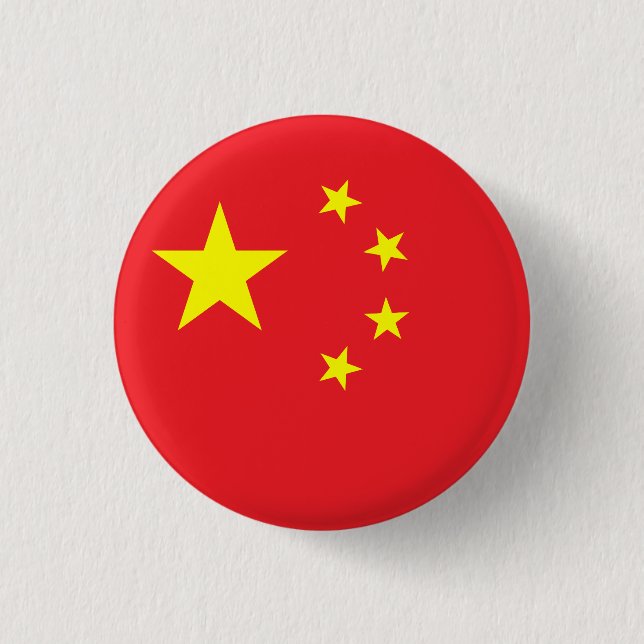 Flag of China Button (Front)