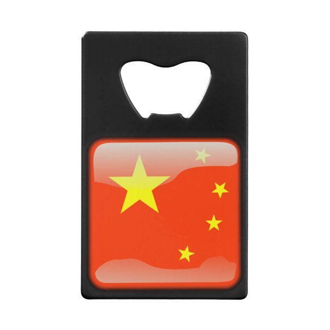 Flag_of_China Credit Card Bottle Opener (Front)