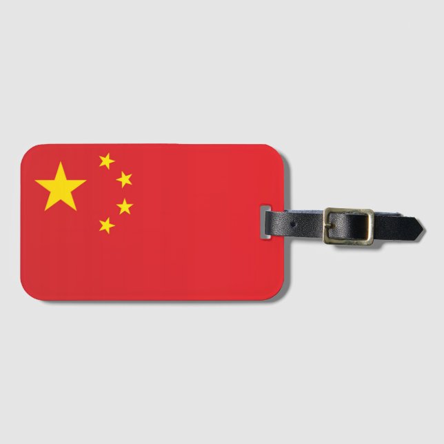 Flag of China Luggage Tag (Front Horizontal)