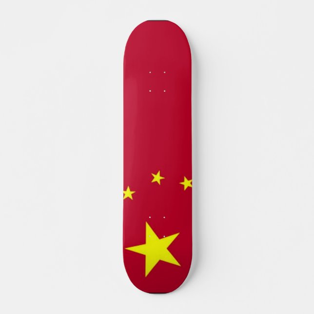Flag of China Skateboard Deck (Front)