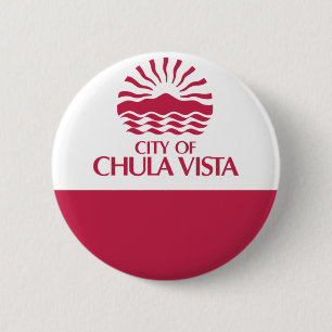 Flag of Chula Vista, California Button