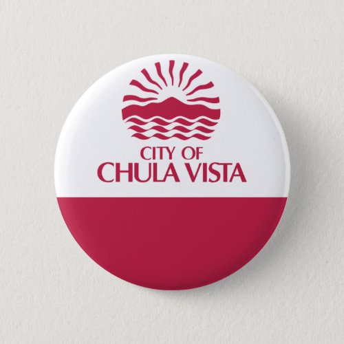 Flag of Chula Vista California Button