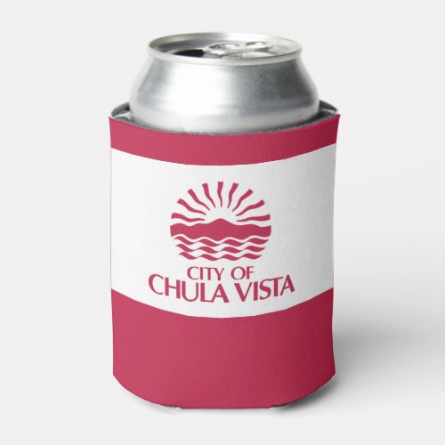 Flag of Chula Vista California Can Cooler