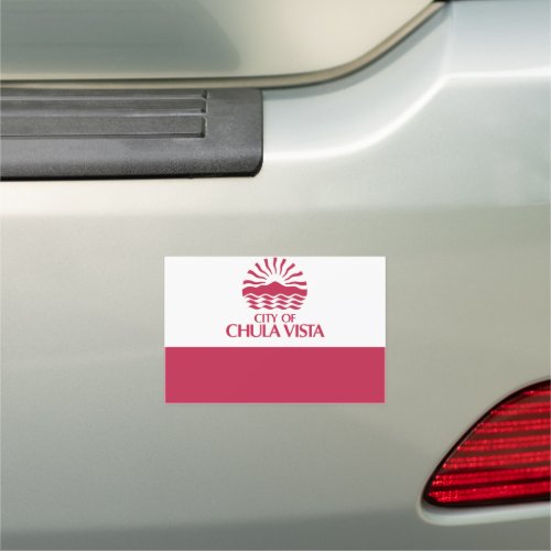 Flag of Chula Vista California Car Magnet