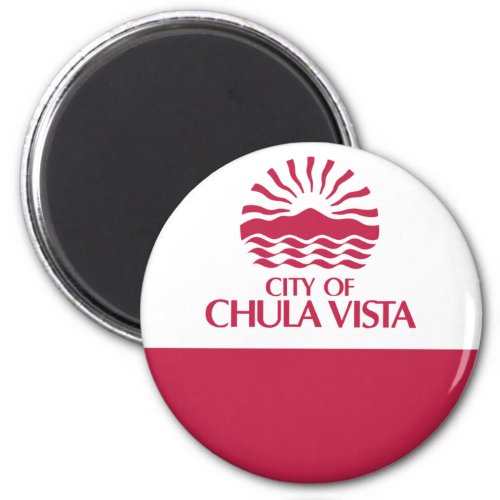 Flag of Chula Vista California Magnet