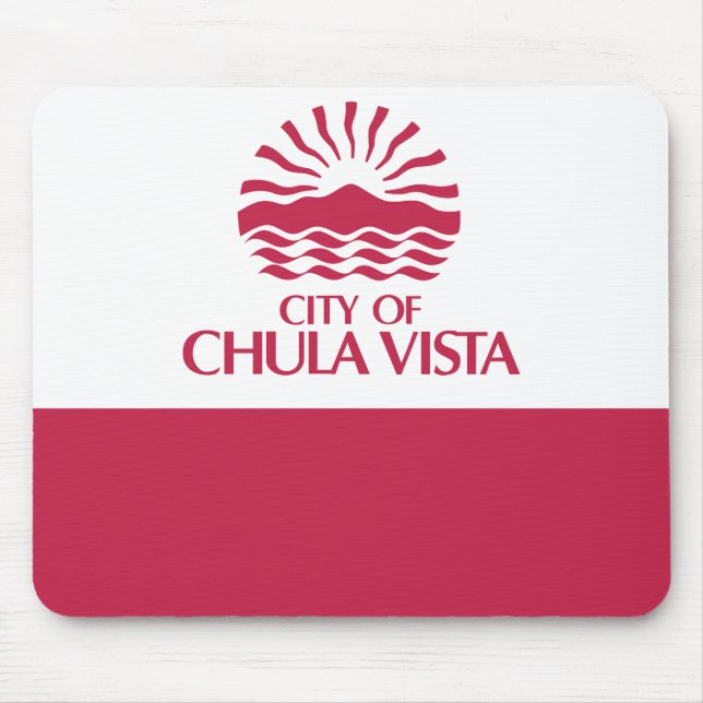 Flag of Chula Vista, California Mouse Pad (Front)