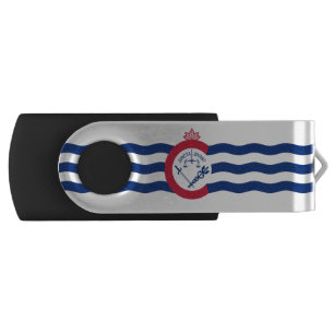 Flag of Cincinnati, Ohio Flash Drive
