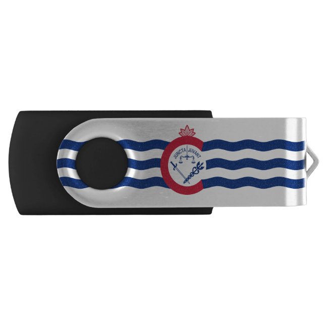 Flag of Cincinnati, Ohio Flash Drive (Front)