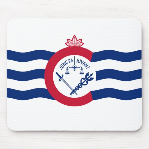 Flag of Cincinnati Ohio Mouse Pad