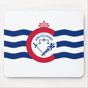 Flag of Cincinnati, Ohio Mouse Pad