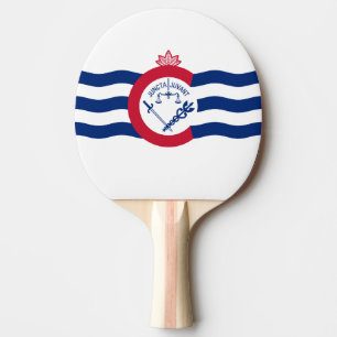 Flag of Cincinnati, Ohio Ping-Pong Paddle