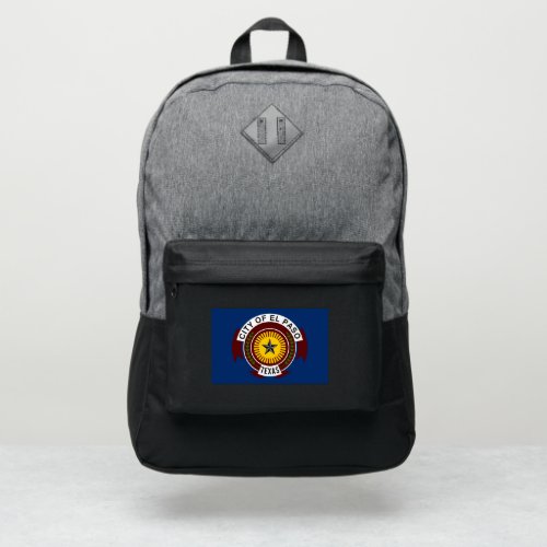 Flag of City of El Paso Texas Port Authority Backpack