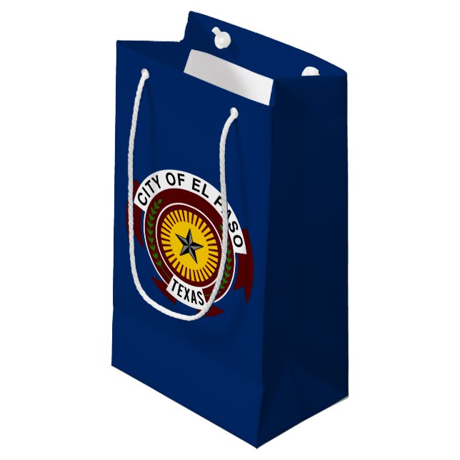 Flag of City of El Paso, Texas Small Gift Bag (Front Angled)