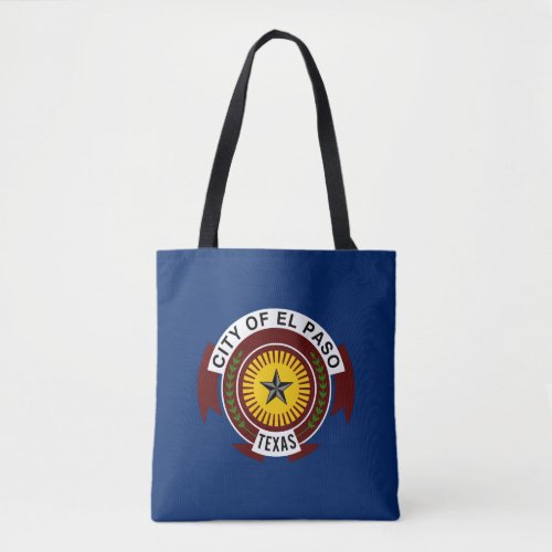 Flag of City of El Paso, Texas Tote Bag
