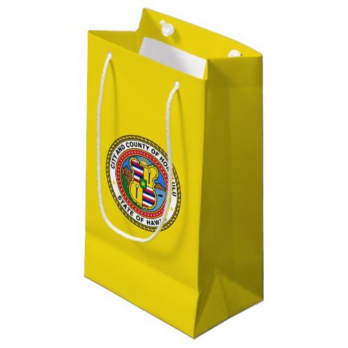 Flag of city of Honolulu Hawaii Small Gift Bag