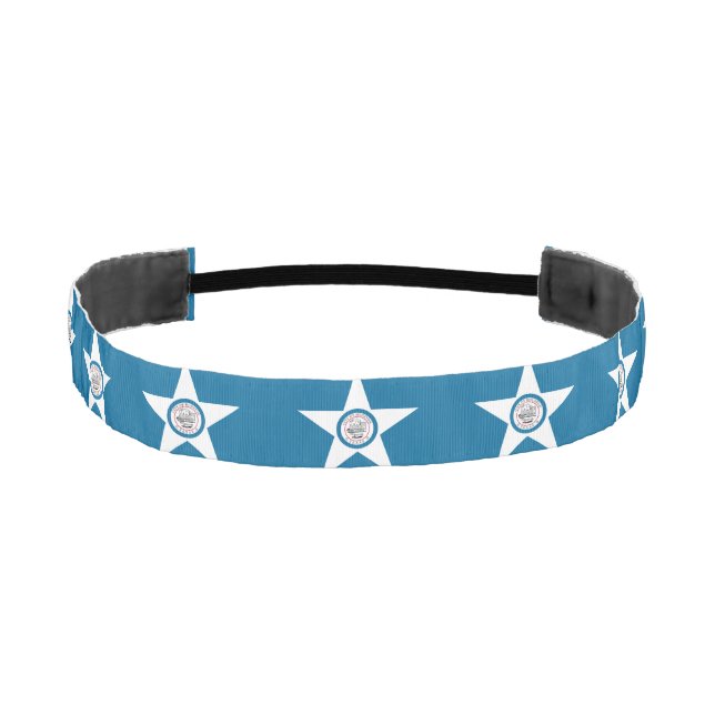 Flag of city of Houston, Texas Athletic Headband (Front)
