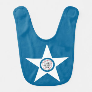 Flag of city of Houston, Texas Bib