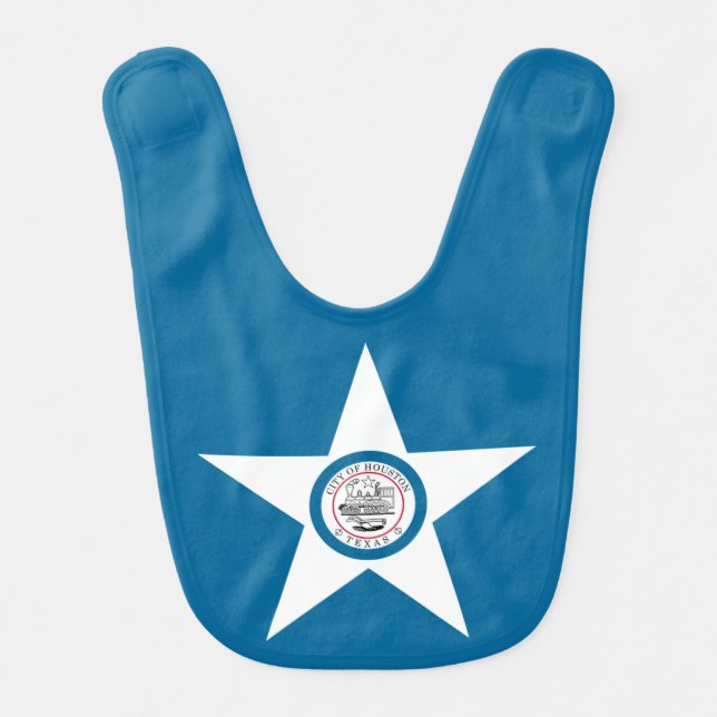 Flag of city of Houston, Texas Bib (Front)