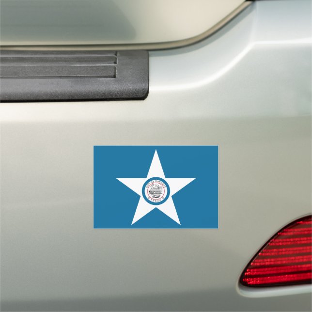 Flag of city of Houston, Texas  Car Magnet (In Situ)