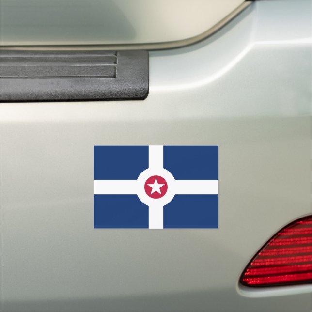 Flag of city of Houston, Texas  Car Magnet (In Situ)