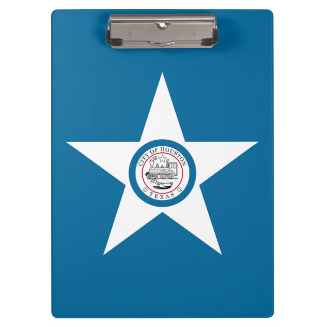 Flag of city of Houston, Texas Clipboard (Front)