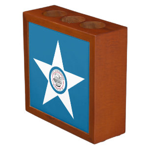 Flag of city of Houston, Texas Desk Organizer