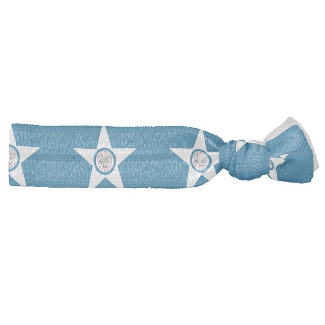 Flag of city of Houston, Texas Elastic Hair Tie (Right)
