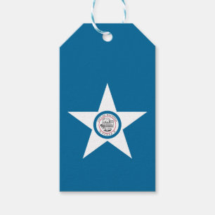 Flag of city of Houston, Texas Gift Tags