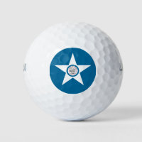 Flag of city of Houston, Texas Golf Balls