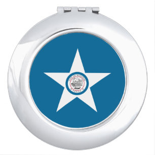 Flag of city of Houston, Texas Makeup Mirror