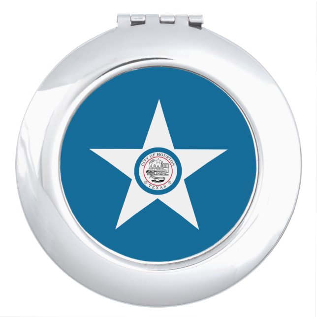 Flag of city of Houston, Texas Makeup Mirror (Front)