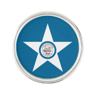 Flag of city of Houston, Texas Pin