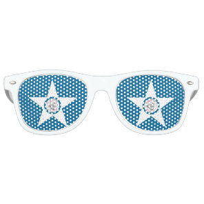 Flag of city of Houston, Texas Retro Sunglasses