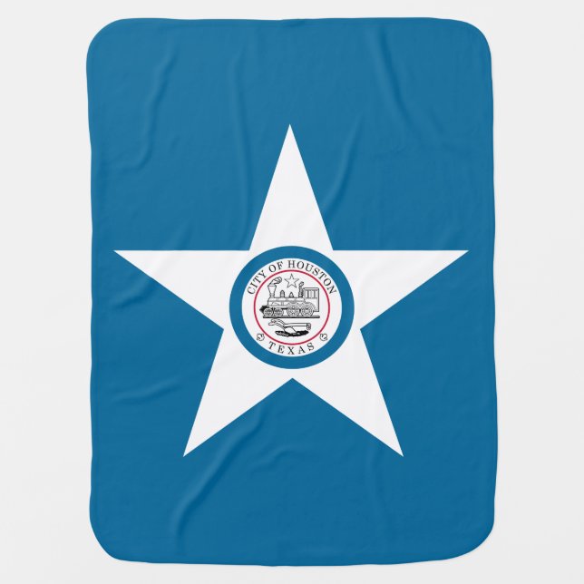 Flag of city of Houston, Texas Stroller Blanket (Front)