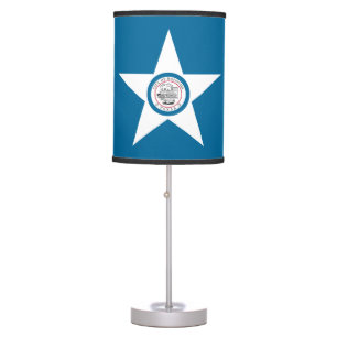 Flag of city of Houston, Texas Table Lamp