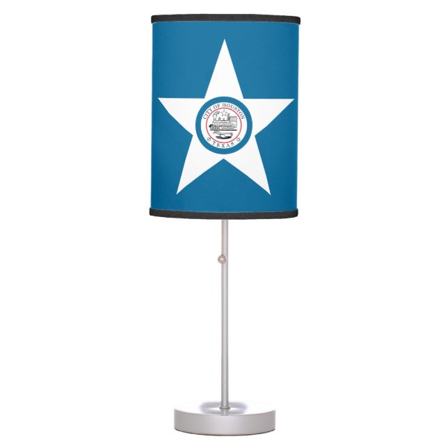 Flag of city of Houston, Texas Table Lamp (Front)