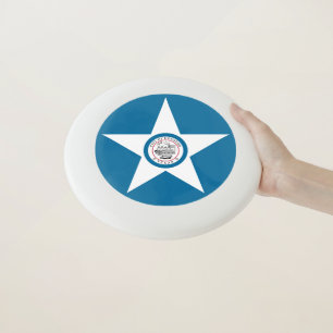 Flag of city of Houston, Texas Wham-O Frisbee