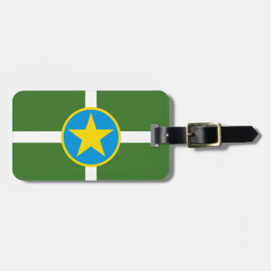 Flag of city of Jackson, Mississippi Luggage Tag