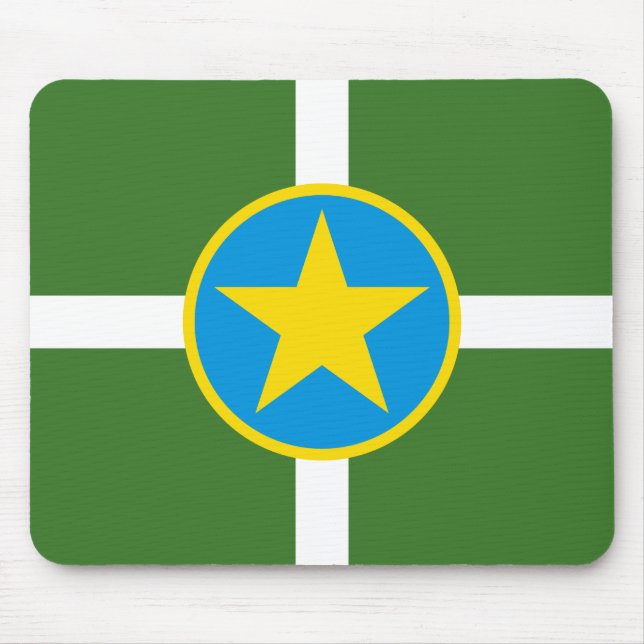 Flag of city of Jackson, Mississippi Mouse Pad (Front)