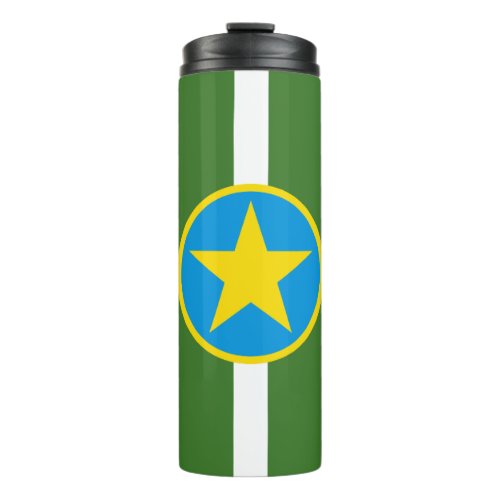 Flag of city of Jackson Mississippi Thermal Tumbl Thermal Tumbler