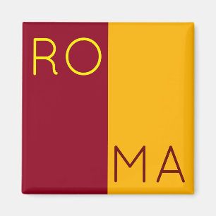 Flag of city of Rome, Italy Magnet