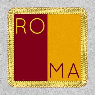 Flag of city of Rome, Italy Patch
