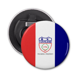 Flag of Cleveland, Ohio Bottle Opener