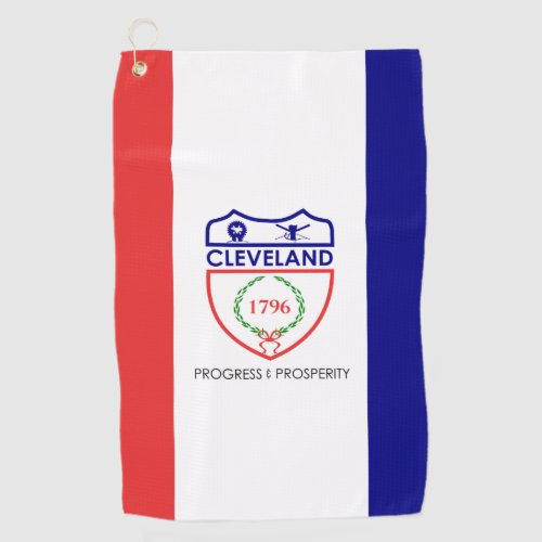Flag of Cleveland Ohio  Golf Towel
