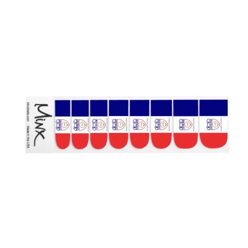 Flag of Cleveland Ohio Minx Nail Wraps