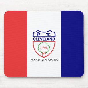 Flag of Cleveland, Ohio Mouse Pad