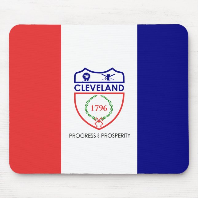 Flag of Cleveland, Ohio Mouse Pad (Front)