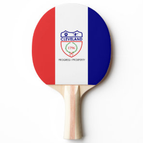 Flag of Cleveland, Ohio Ping-Pong Paddle