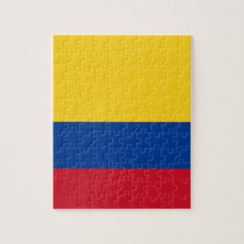 Flag of Colombia _ Bandera de Colombia Jigsaw Puzzle
